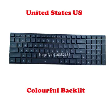 Цветна клавиатура за лаптоп с подсветка За Gigabyte За AERO 5 (за Intel 12-то поколение) За AERO 5 KE4 XE4 САЩ Без рамка