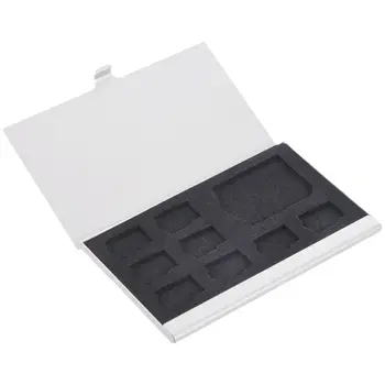 9 памет карти Micro-SD /SD, кутия за съхранение, предпазни метални седалките, 8 TF и 1 SD