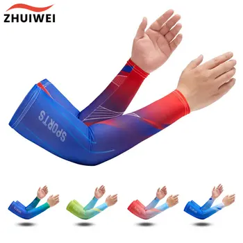 1 чифт ръкави за защита от слънцето, компрессионный ръкав за ръце за мъже и жени за колоездене, бягане, баскетбол