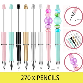 270 бр. бисерный безкраен молив, бескрасочный молив, неподвластна на времето моливи за писане, рисуване, студенти