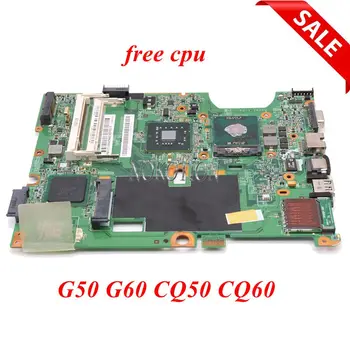NOKOTION дънна платка за лаптоп HP G50 G60 CQ50 CQ60 серия 485219-001 48.4H501.021 GL40 4500MHD DDR2 безплатен процесор