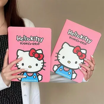 Sanrio Hello Kitty сладко розово С един Слот За Писалка За iPad Air 2021 10,2 Калъф Mini 6 Air 4 10,9 Силиконов Защитен Pro 11-Инчов Калъф
